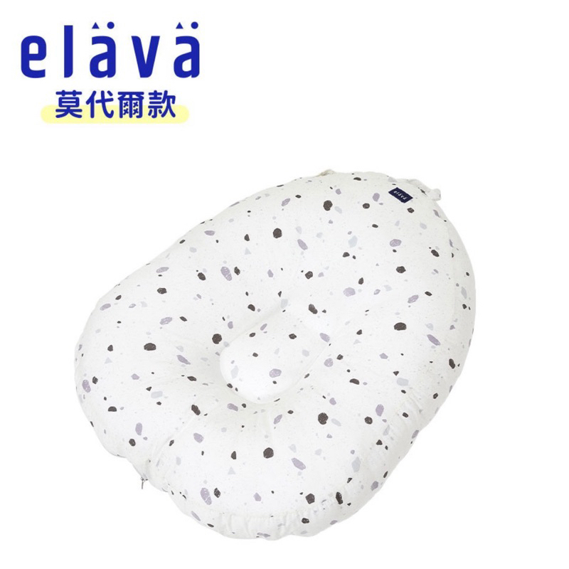 「二手」Elava 多功能甜甜圈互動枕莫代爾款－靜謐石紋