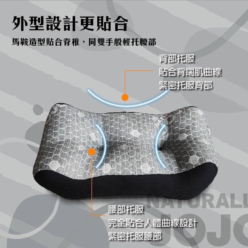 JOJO超導生物微電流石墨烯紓壓護腰枕 靠枕 趴枕 頸枕 抱枕