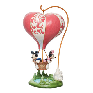 Enesco精品雕塑 Disney 迪士尼 米奇和米妮熱氣球居家擺飾 EN34000