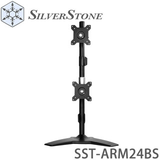 【3CTOWN】含稅 SilverStone 銀欣 ARM24 鋁合金桌上型螢幕支撐架 調整支架 SST-ARM24BS