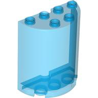 LEGO 6422707 20430 6259 35280 透明 藍色 2x4x4 半圓弧 牆面