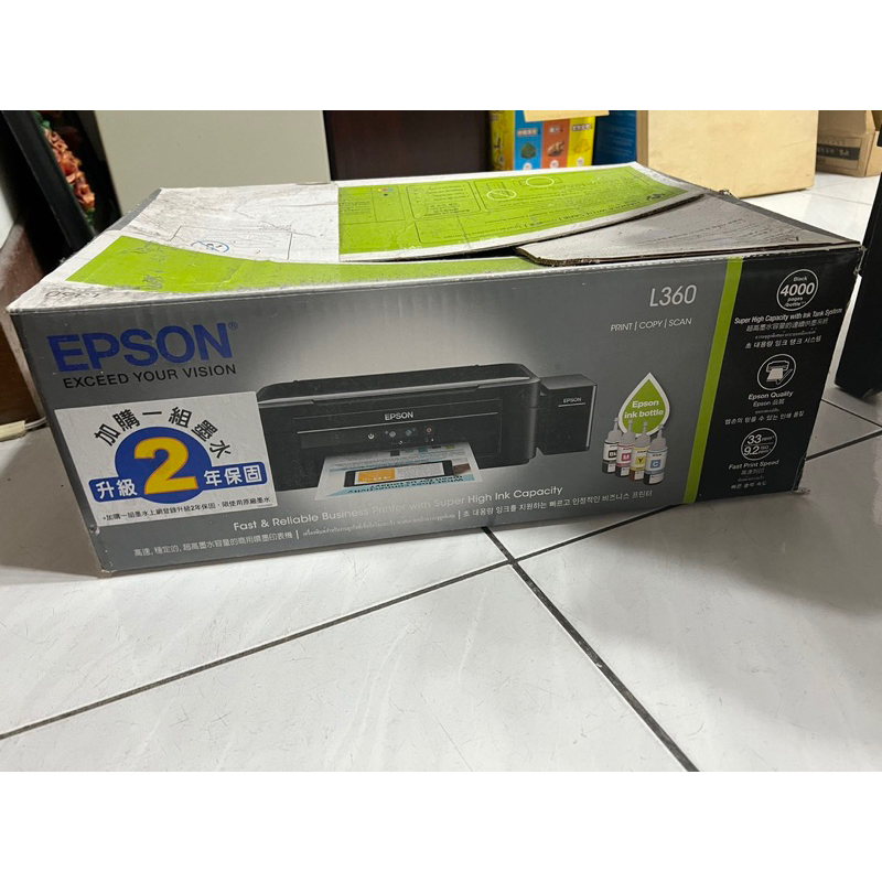 全新 未使用EPSON L360原廠 電腦 印表機