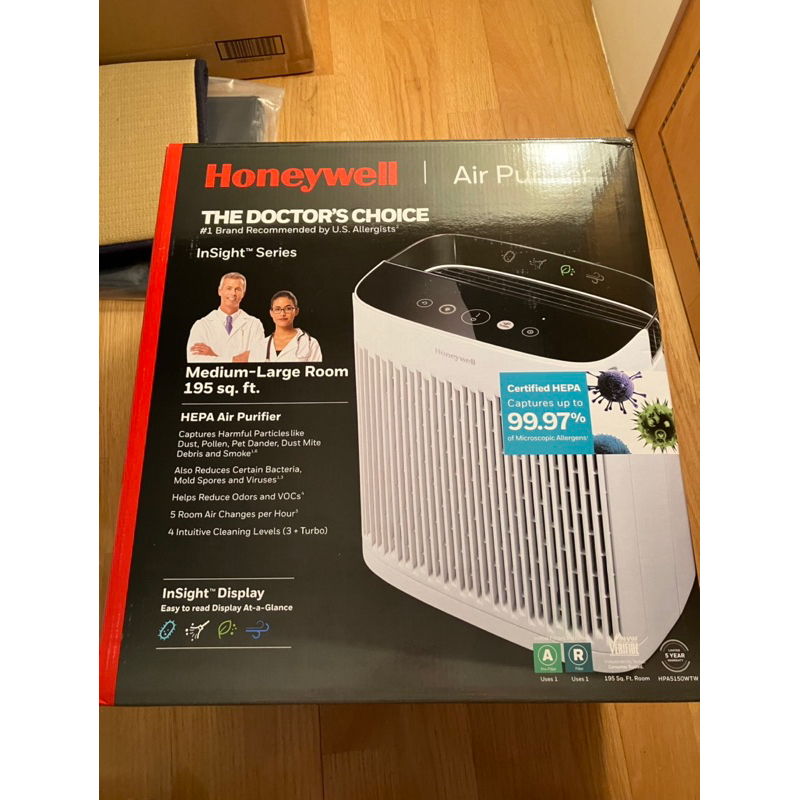 美國Honeywell 空氣清淨機 HPA-5150WTW 全新僅拆封檢查