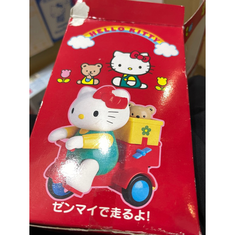 日本進口Hello Kitty大型的騎三輪車娃娃當大擺飾用