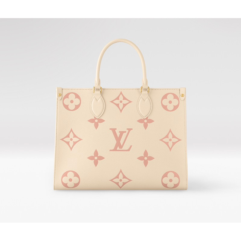 Louis Vuitton lv On-The-Go MM onthego crème 米色