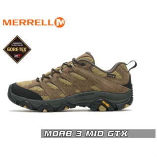 宏亮 Merrell Moab 3 Gore-Tex 防水 低筒 黃金大底 登山鞋 袋鼠棕 男 J135531