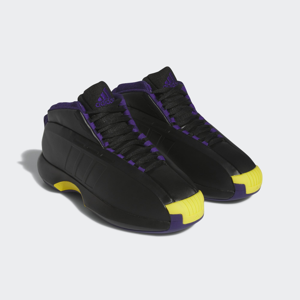 Threeg💫ADIDAS CRAZY 1 籃球鞋 前衛鞋款 一體成型 黑 紫 男鞋 FZ6208