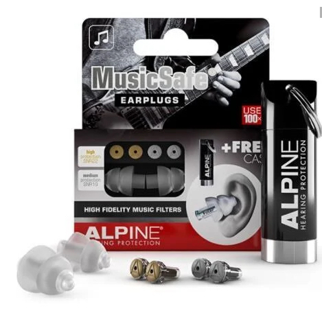 【名人樂器】荷蘭品牌 Alpine MusicSafe 全頻率 耳塞 附攜帶盒