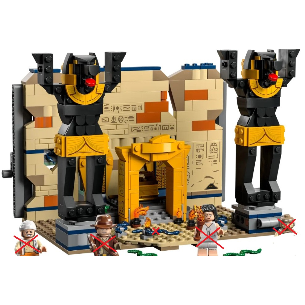 ［想樂］『拆賣』全新 樂高 Lego 77013 場景 不含人偶及其配件 拆盒場景
