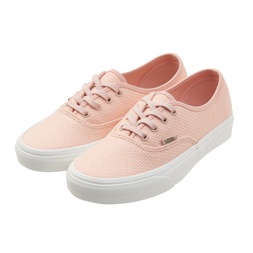 VANS Authentic 編織素色休閒鞋*粉膚VN0A38EMVKP