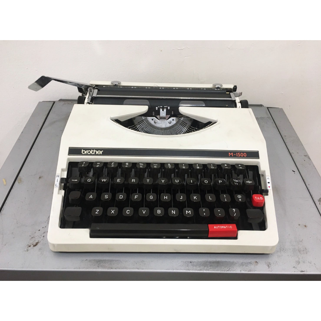舊貨市場 日本 BROTHER 打字機 M-1500 佈置 裝飾 二手 古物 古董
