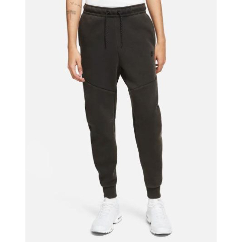 二手美品 Nike Tech fleece pants 復古黑 作舊感 M號