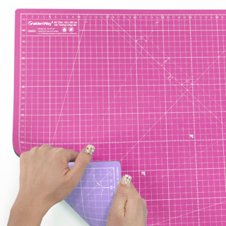 『24H發貨』【小乖乖生活本鋪】粉紅色 淺紫色 A2 45x60 cm 切割墊 雙面印刷 桌墊 學生桌墊 軟墊板