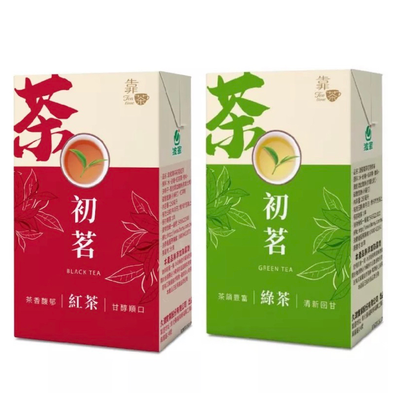 波蜜 初茗 紅茶 綠茶 250ml