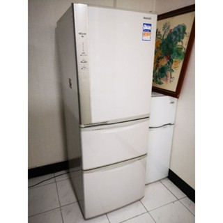 節能省電標章 二手冰箱*國際 467公升 三門變頻中古電冰箱(上冷藏 下冷凍。強化玻璃層板）寬68深73高181