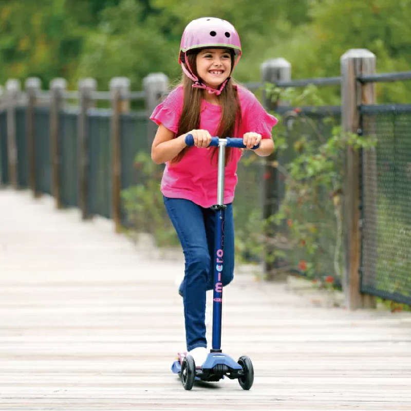 瑞士Micro Maxi LED前輪發光版 兒童滑板車（5～12歲)可調高度