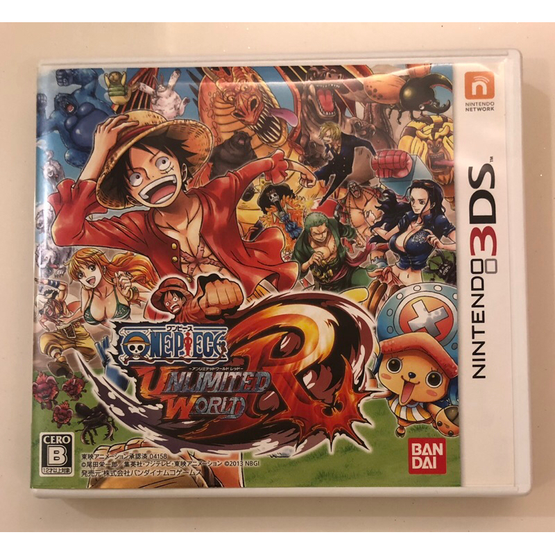 二手 日版 3DS 航海王 無限世界：赤紅 One Piece Unlimited World R 海賊王