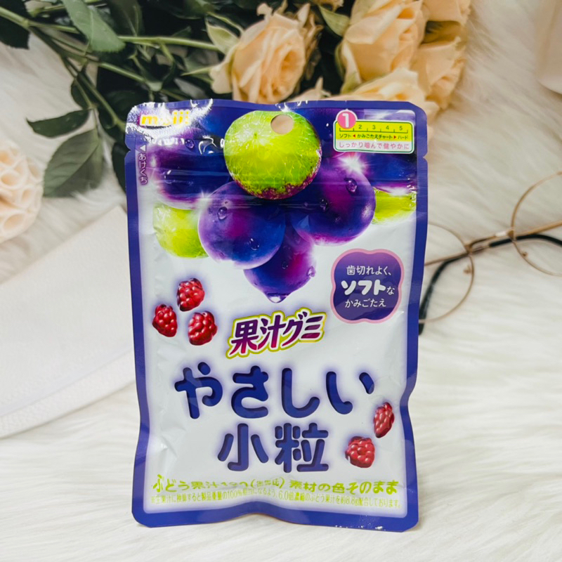 日本 Meiji 明治 果汁QQ軟糖 麝香葡萄/白葡萄/溫州蜜柑 多款風味供選