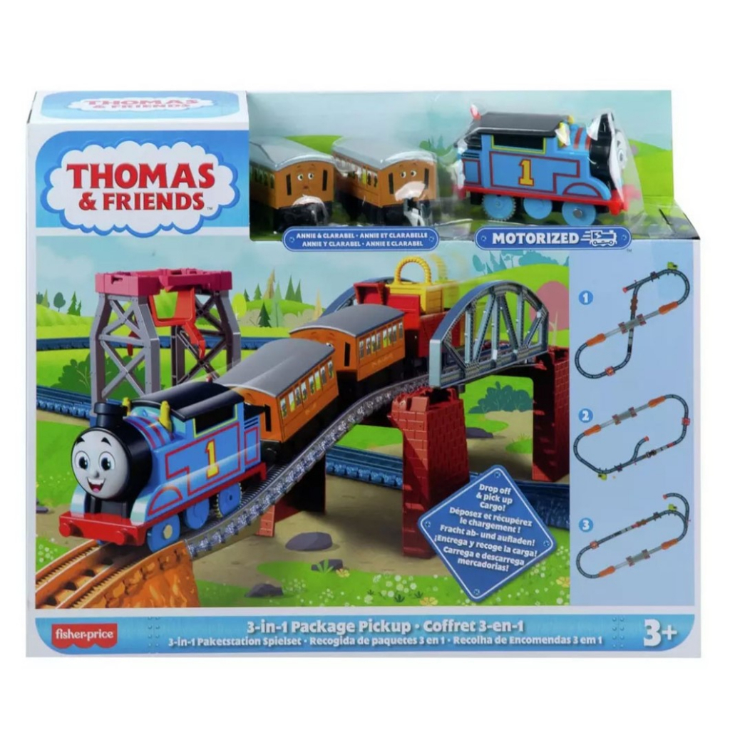 &lt;正版現貨&gt;Mattel Thomas 湯瑪士小火車電動三合一組合 湯瑪士小火車 聖誕禮物