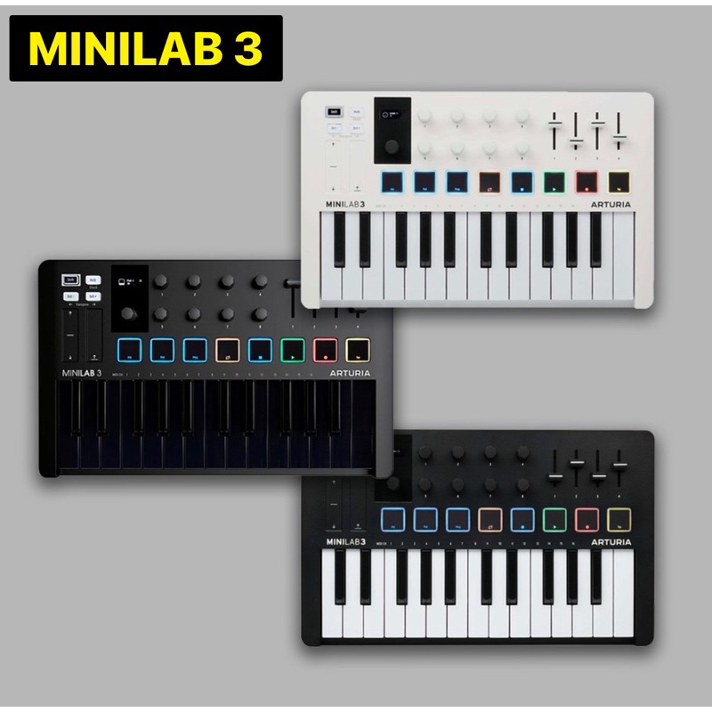 樂舖 Arturia MiniLab 3 MkIII midi 主控鍵盤 midi鍵盤 25鍵 合成器 原廠保固五年