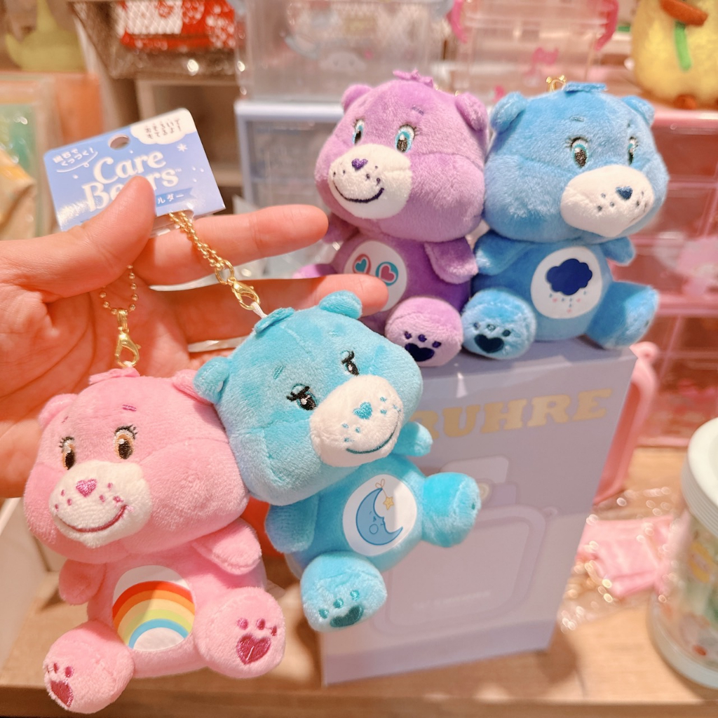 甜妞節慶♥台灣現貨♥【carebears 磁吸情侶彩虹熊吊飾】日本正版 彩虹熊娃娃吊飾 愛心熊 療癒小熊 禮物 姊妹