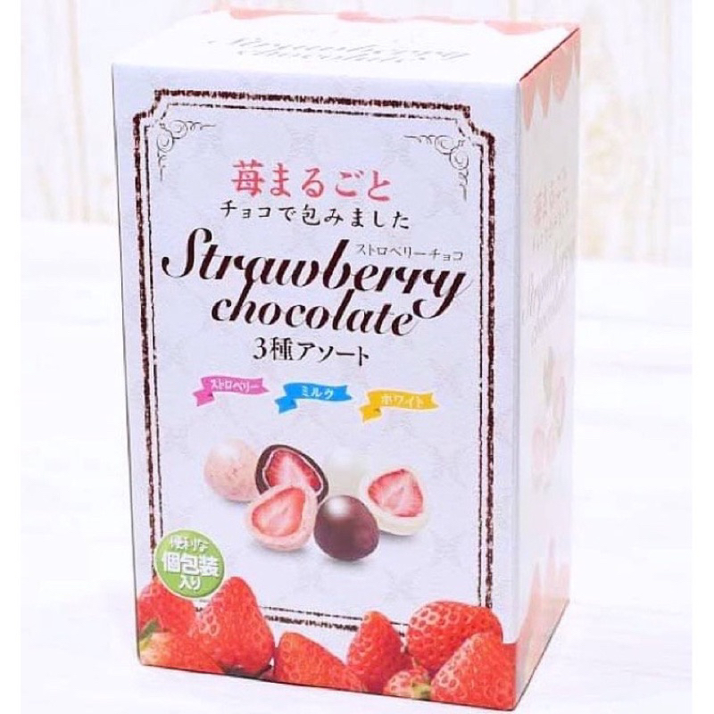 日韓代購🇯🇵 日本好市多 Costco限定 好市多三種類草莓巧克力410g 草莓凍乾巧克力