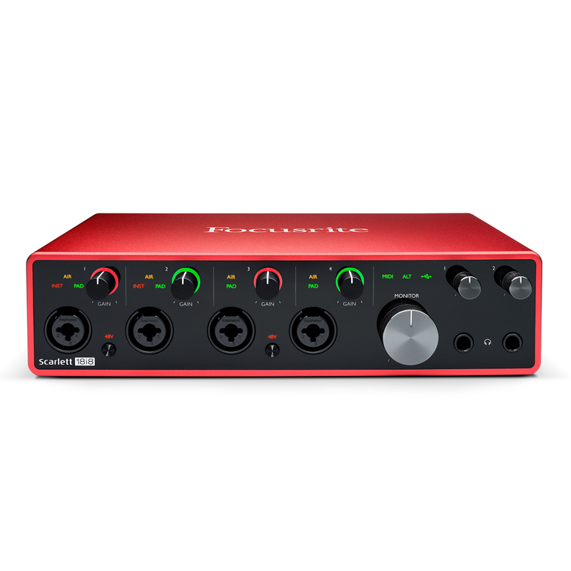 「THINK2」Focusrite Scarlett 18i8 錄音介面