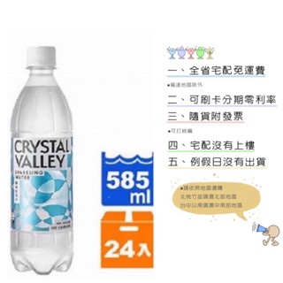 《隨貨附發票 宅配免運費》金車礦沛氣泡水 585mlx24入/箱 超優惠 現貨 全省免運