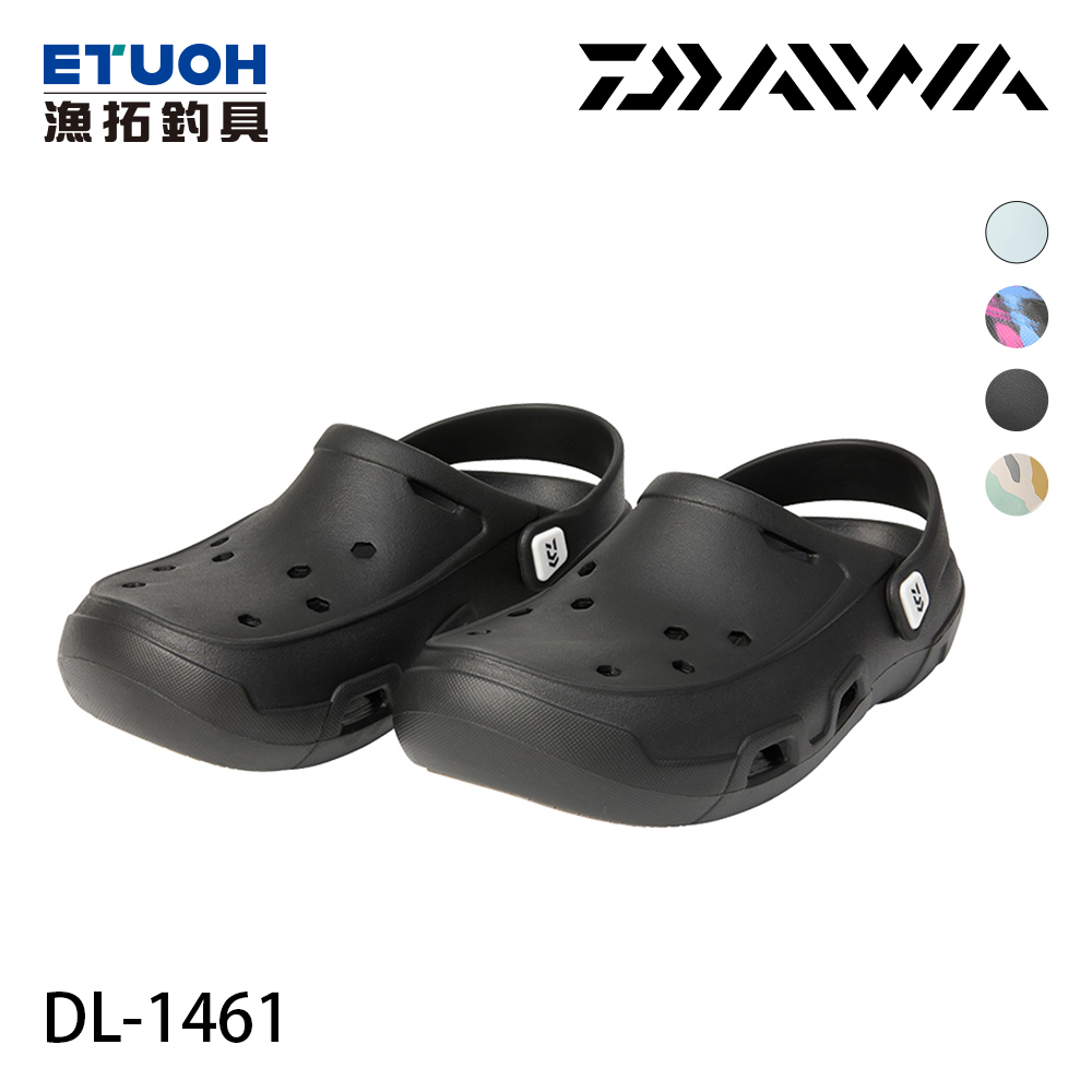 DAIWA DL-1461 黑 [漁拓釣具] [布希鞋] [休閒鞋]