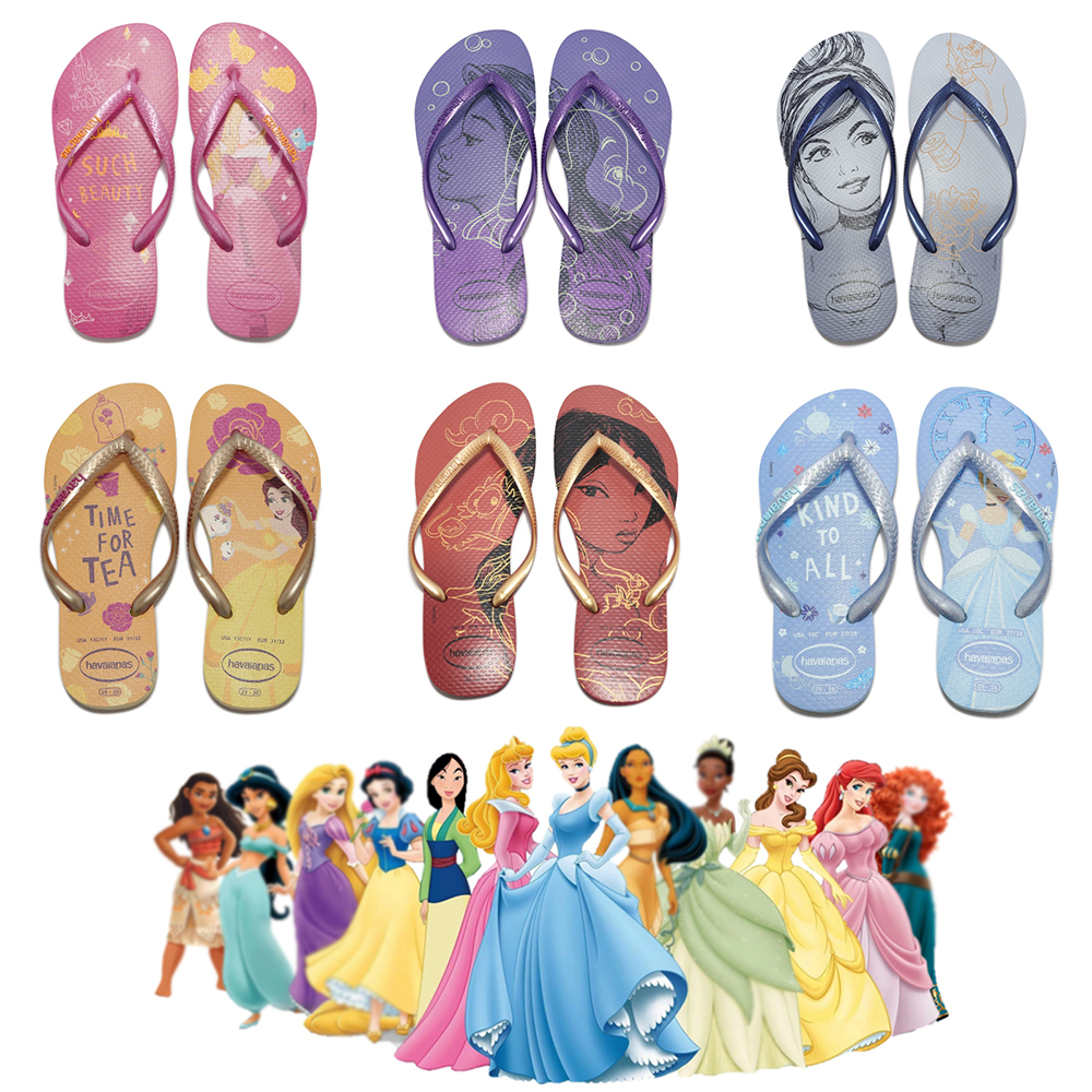 Havaianas 拖鞋 Disney Princess 迪士尼 公主 女鞋 童鞋 小朋友 哈瓦仕 夾腳拖 任選 ACS