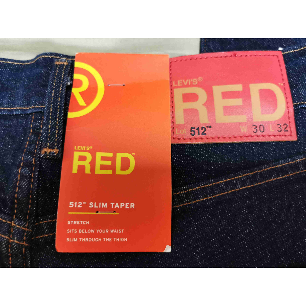 LEVI'S LEVIS RED 512 上寬下窄 原色 牛仔褲 A2693-0000 日版 海外代購