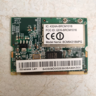 【二手良品】筆電用 Broadcom BCM94318MPG Mini PCI-E 無線網卡