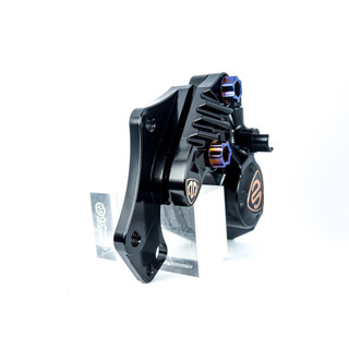 川歐力士SYM MMBCU 40mm 對四卡鉗轉接座 - T-1 CNC 一體式對二卡鉗