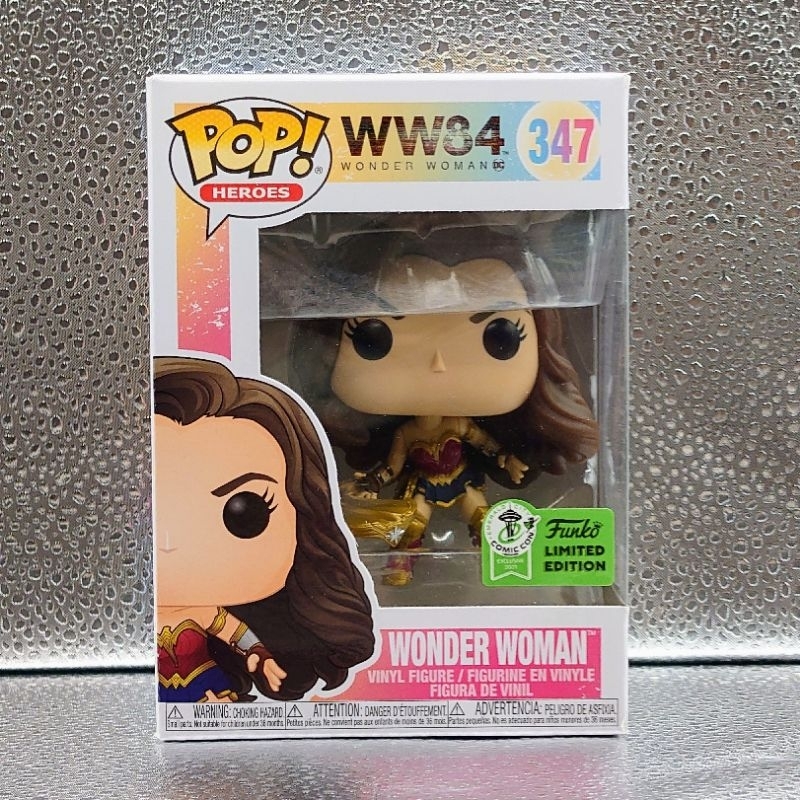 Funko pop DC 神力女超人 展場限定貼 公仔 超人 蝙蝠俠 漫威