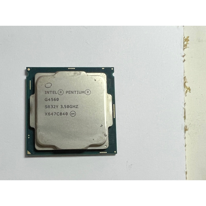 電腦雜貨店～Intel Pentium G4560 CPU 3.5G 雙核心處理器 1151腳位 二手良品 $200