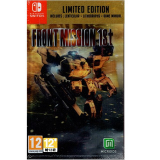 Switch遊戲NS 限定版 雷霆任務 1st 重製版 Front Mission 1st 中英文版 【魔力電玩】