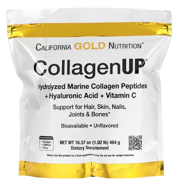 美國代購 California Gold Nutrition CollagenUP 膠原蛋白 玻尿酸 維生素 C