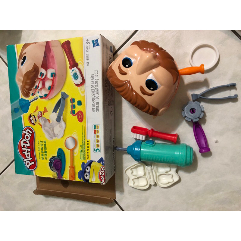 二手 培樂多鑲金小牙醫組 牙醫黏土玩具玩具 寶寶兒童玩具創造力