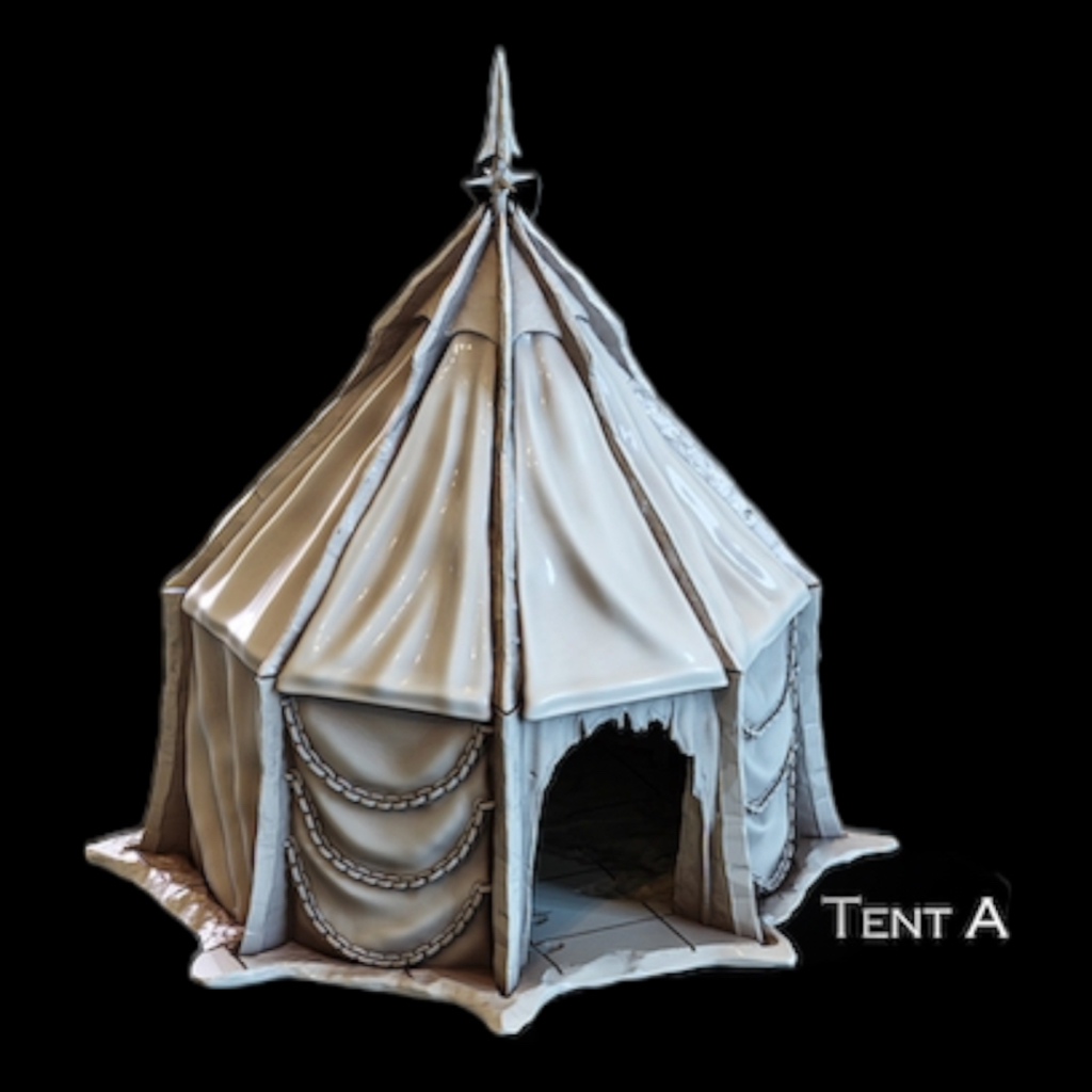Tazo工坊[代客列印BM] 模組化帳篷AModular Tents vesion1 3D列印模型PC3