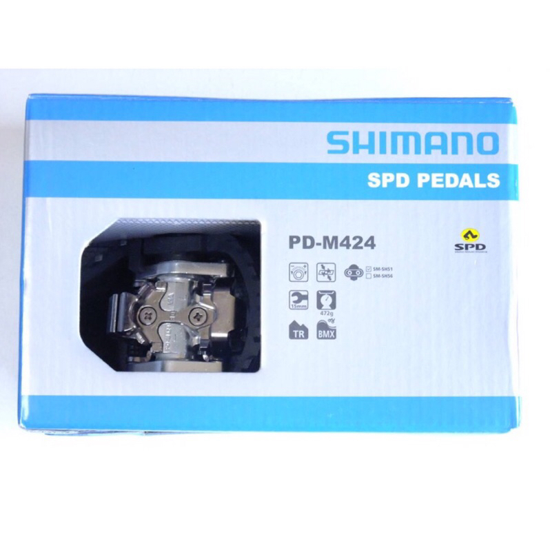 胖虎單車 Shimano PD-M424 SPD MTB Pedal 登山車踏板
