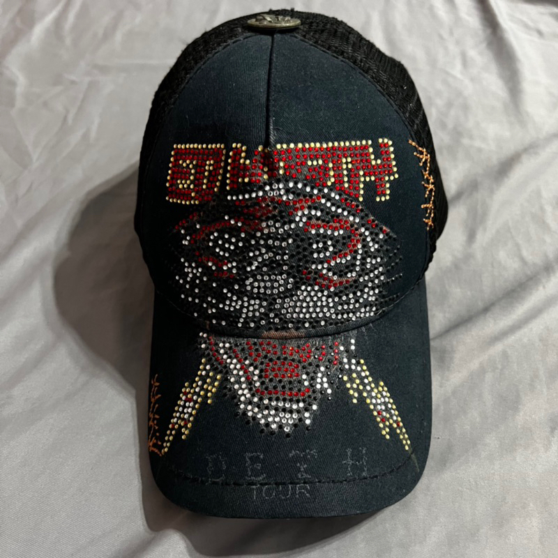 ED ed hardy 老虎頭 貼鑽 水鑽 仿舊 網帽 限量 稀有 古董 美品 逸品