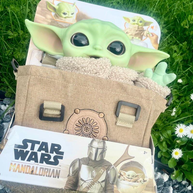 售完不補E發票🇺🇸美國正品🚛現貨免等🔜 STAR WARS 星際大戰尤達寶寶 有聲 背袋 站立 11吋 28公分 古古