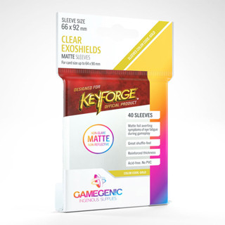 【GoKids】鍛鑰者比賽專用透明磨砂牌套Gamegenic KeyForge Matte Prime Sleeves