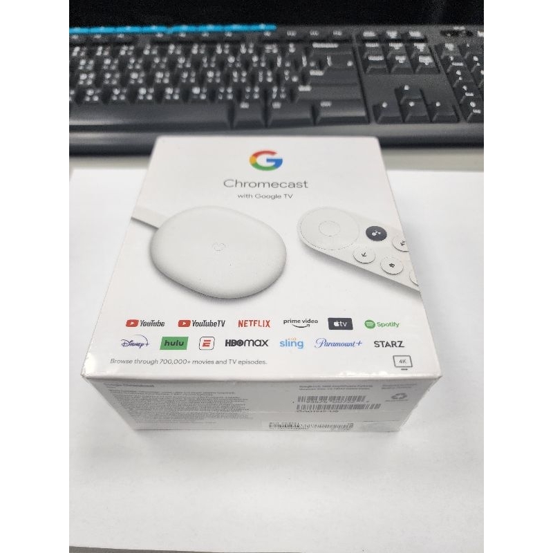 【Google】Chromecast(支援 Google TV 4K)