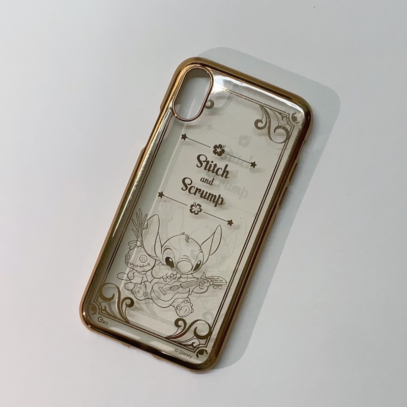 iPhone XS/金色史迪奇手機殼