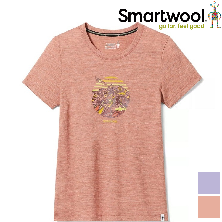 Smartwool Kate Zessel 聯名款 女款 美麗諾羊毛塗鴉T恤 SW016892