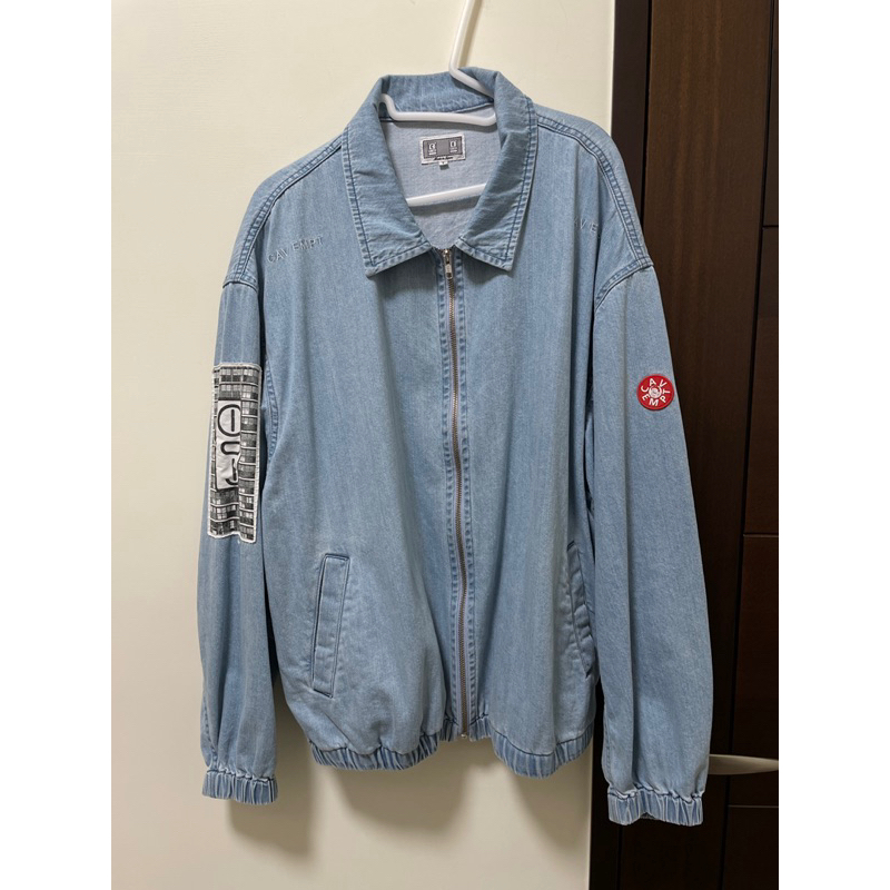 C.E Cav empt 水洗牛仔貼布外套