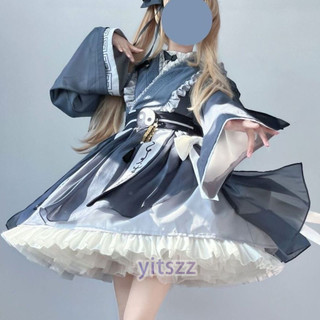 蘿莉塔 驅魔 連衣裙 古風漢元素 Lolita 蘿莉塔連衣裙 羅麗塔連衣裙 小師妹連衣裙 裙裝 cosplay 服裝