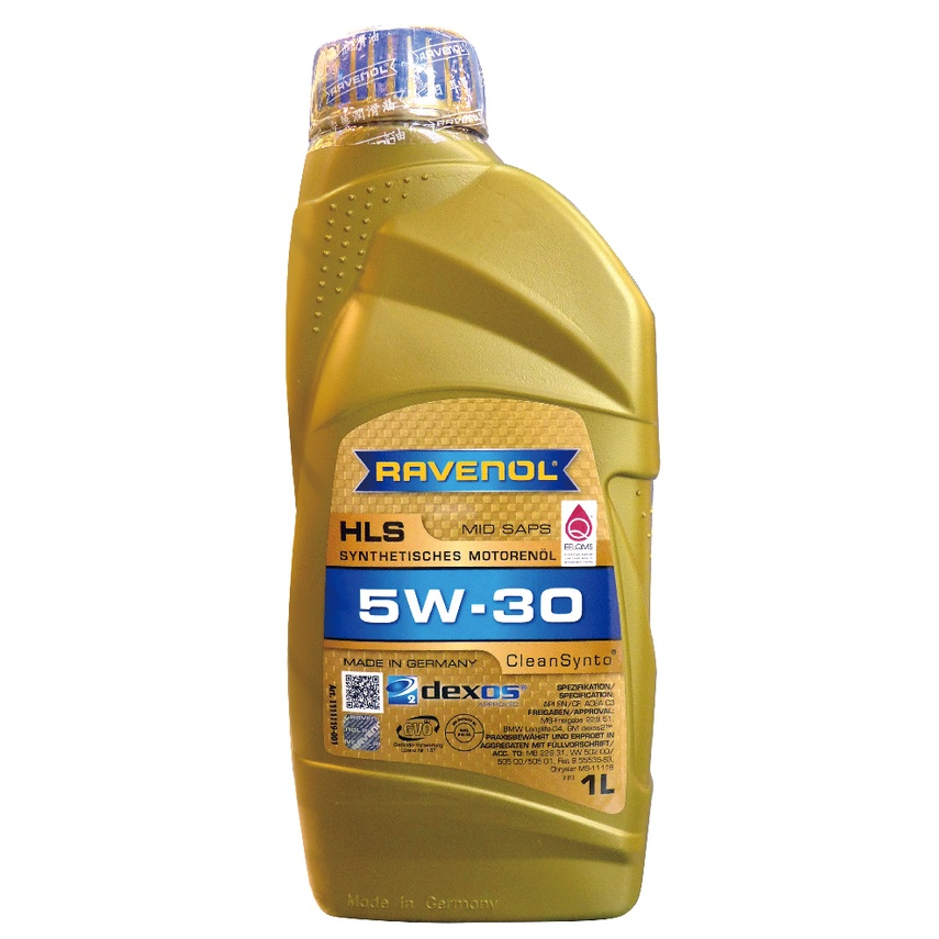 RAVENOL漢諾威 HLS SAE 5W30 汽柴油長效型機油1L【真便宜】