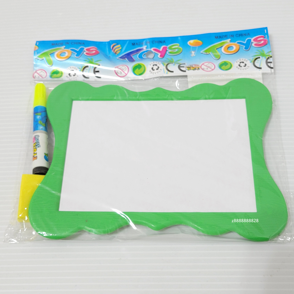 台灣現貨 小白板 留言板 白板 畫畫板 寫字板 可擦白板+筆 兒童畫板 辦公 家用 玩具 玩具車庫BSMI:M33570